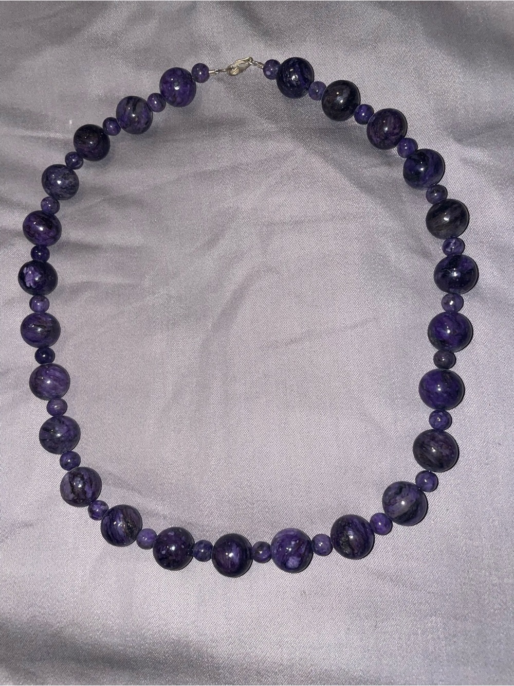 Purple Bead Necklace - Women Jewelry